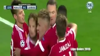 Memphis depay first goal in Manchester utd