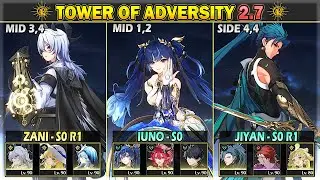 Iuno, Zani, Jiyan | Tower of Adversity 2.7 36 Crest | Wuthering Waves