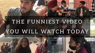 A different day in College - Funny Punjabi vlogs - apeejay college of fine arts -  Harry Singh