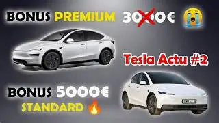 Tesla Actu : Bonus Reprise Termin&eacute; du Model Y Premium&hellip; Mais 5000&euro; de Rabais pour la Standard 🔥