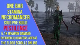 ESO One Bar Stamina Necromancer Solo PVE Build - Pestilence - Elder Scrolls Online