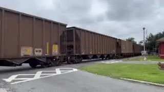 CSX coal train in Ocala, Florida