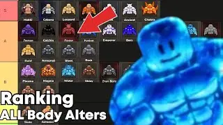 Ranking EVERY BODY ALTER in Roblox Gym League