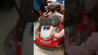 #cute baby# enjoying car ride#