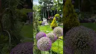 Relaxing Morning Garden Tour 4K No Talking