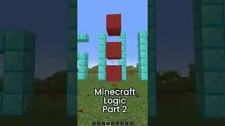minecraft logic part 2 ( coment for part 3 ) #gameruse #gaming #memes #minecraft