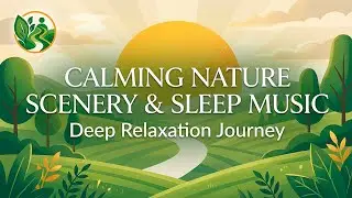 Calming Nature Scenery & Sleep Music - Deep Relaxation Journey