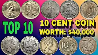 Top 10 Most Valuable Australian 10 Cent Coins Worth Big Money!