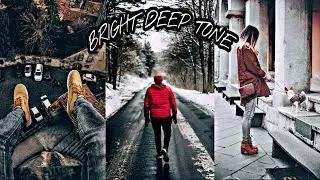 Bright deep tone-Lightroom mobile||Free preset dng||Mobile mode