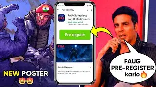 How To PRE REGISTER For FAUG On Playstore?