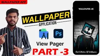 #3 Wallpaper app Android studio java  || View Pager Android Development tutorial 2020