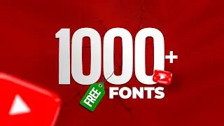 1000+ Free Fonts for Designers | 2025 Mega Giveaway! 🚀