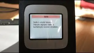 Canon error B200 - kde je problém a jak ho vyřešit (where is problem and how to solve it)