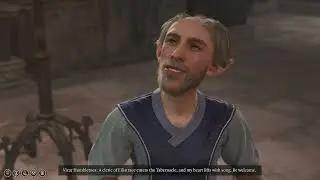 BG3 Vicar Humbletoes Meeting Cleric of Eilistraee