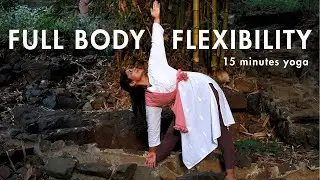 15 Minute Full Body Yoga for Stiff & Sluggish Days | Beginner Flexibility Flow
