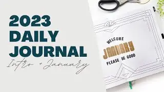 DAILY JOURNAL 2023 | Introduction + January Title Page