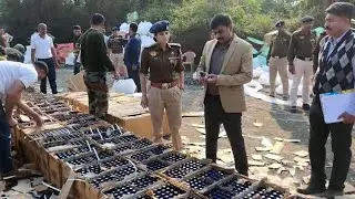 High Level Drugs Drestroy Committee Srangsalo 107,800 Bottle Cough Syrup Destroyed Khlaikha