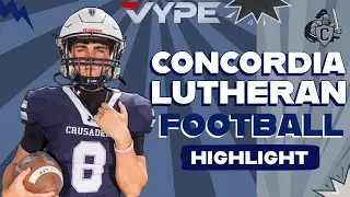 VYPE HIGHLIGHT: Concordia Lutheran Football Highlights