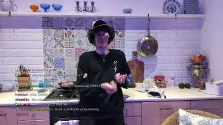 What cooking with an ADHD kid be like...