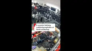E-scooter battery suddenly explodes in Perth