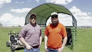 Product Introduction: ShelterLogic&reg; Corral Shelter Livestock Shade (12 x 12 ft)