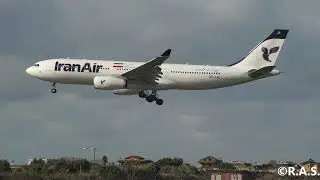 [RARE CATCHES] 26/10/2020 Airbus A330-243 Iran Air EP-IJA landing at Rome Fiumicino Airport.