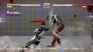 DEAD OR ALIVE 6: kasumi max damage combo 2