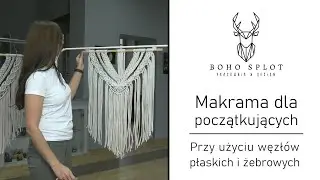 DIY Makrama dla początkujących CZĘŚĆ I. Podstawowa makrama. English subtitles.Easy macrame.  Part I