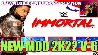 WR3D 2K22 IMMORTAL V6 | DOWNLOAD LINK IN DESTRIPTION |  NEW MOVES | FOR ALL DEVICES- WR3D MOD APK