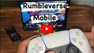 Using ps5 controller to play rumbleverse on mobile device