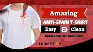 TEST ANTI STAIN TSHIRT-BEST WAY!