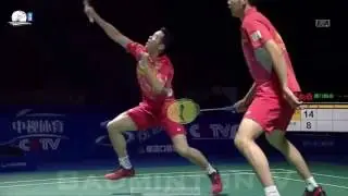 Badminton 2017 CBSL Final 3rd Place   Zheng Siwei Wang Sijie vs Hong Wei He Jiting