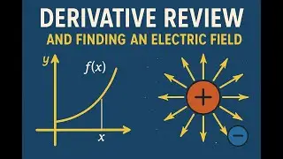 Electrostatics: Derivative Review and Finding an Electric Field from a Potential