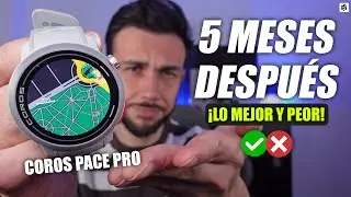 Lo MEJOR y PEOR!🤔COROS PACE PRO tras 5 MESES: Mi REVIEW