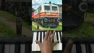WAP-5 engine horn on Casio piano #viral #trainhorns #viralshorts #indiantrains