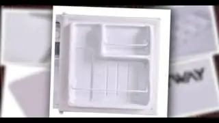 Costway 1.8 Cu. Ft. Compact Single Reversible Door Mini Refrigerator and Freezer Office