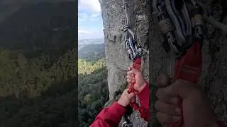 &iquest;Y tu ya conoces el salto de tarzan? 🫨 #ViaFerrata #MineraldelChico #Hidalgo  #PuebloMagico