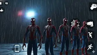 Red-spider man with night mood.. Red-spider man frist time night mood in game