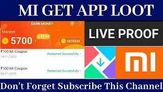 MI LOOT EARN MONEY WITH GET APP, #Getapps How to get more coins in get apps in Hindi || mi app store