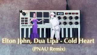 Elton John, Dua Lipa - Cold Heart (Instrumental Akai MPK Mini Cover)