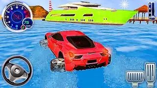 Water Surf Car Racing Games - Floating Beach Drive | Android Gameplay