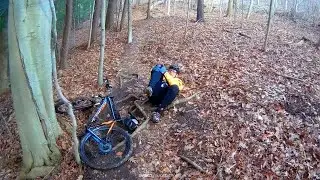 Mountain Biking at Springbank Park with Neil