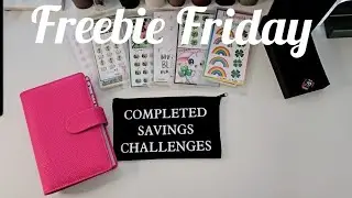 🎉 Freebie Friday! | $56 | Savings Challenges & Happy Mail | Single Mom Budget 💰💌