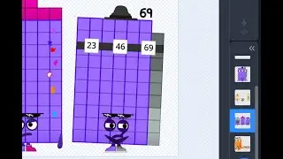 Making Numberblocks 69 in my Numberblocks Spritepack!