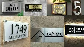 Top Door Name Plate Maker in Bangladesh | ACP Board UV Print | LED Signage & More