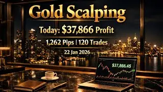 1262 pips Profit Today 22 Jan| Live Gold Trading | #XAUUSD & Institutional Order Flow|  #goldtrading