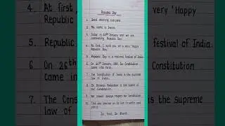 Speech On Republic Day 2025 | 26 January Speech In English | Republic Day Speech  #shortsvideo