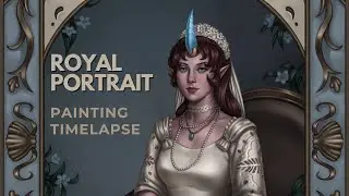 Painting Princess Rosetta - Royal Portrait Speedpaint