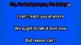 elvis karaoke i've lost you