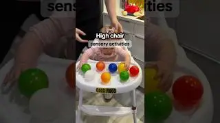 High Chair Sensory Play for Babies
